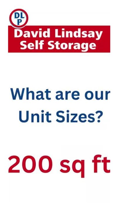 Unit Size 200 sq ft