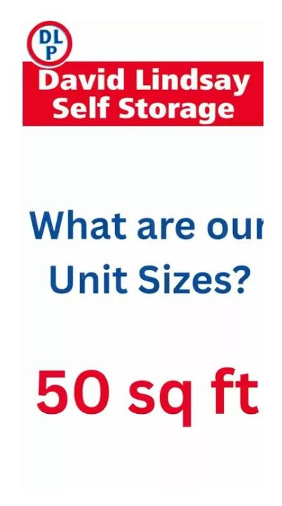 Unit Size 50 sq ft